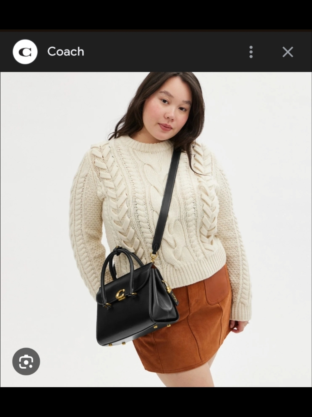 Coach Broome Carryall In Black Smooth Leather- Top Handle And Crossbody